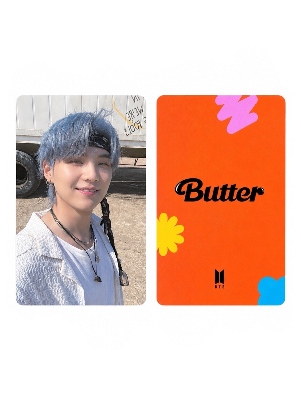 OFFICIAL BTS BUTTER M2U RECORDS LUCKY DRAW SUGA PHOTOCARD - BRAND NEW